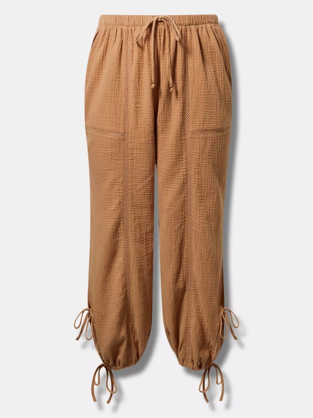 torrid Pull On Double Gauze High Rise Joggers